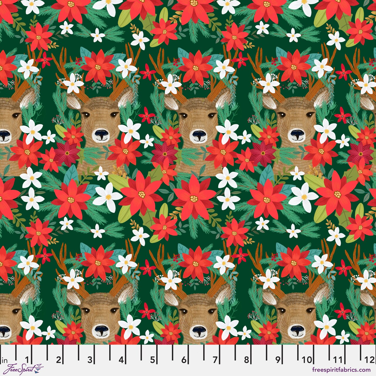 Reindeer Revelry in Multi (pwmc087.xmulti) | Christmas Cabin | Mia Charro | Free Spirit